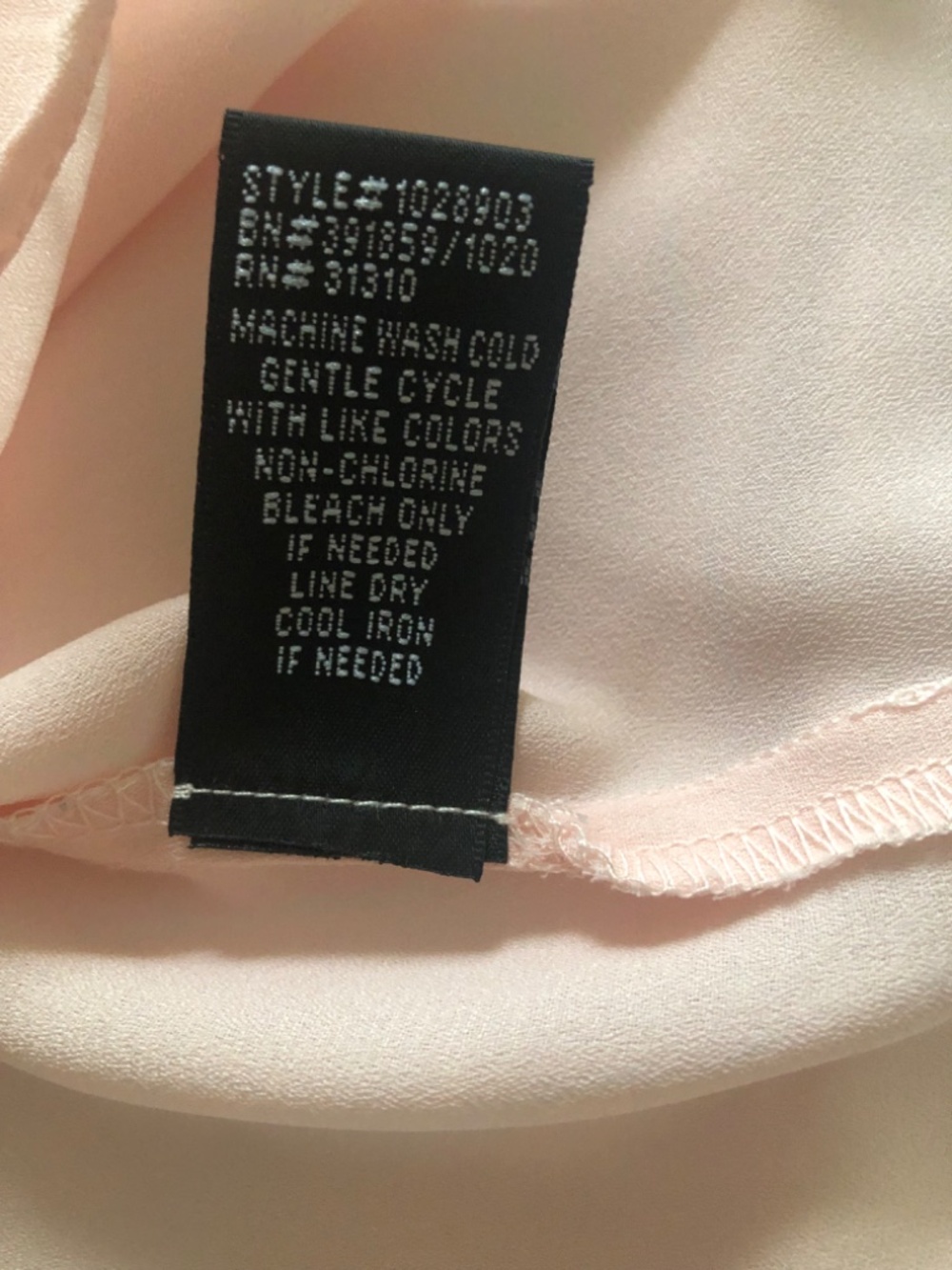 Pretty Peach Color Blouse - Picture 4 of 4